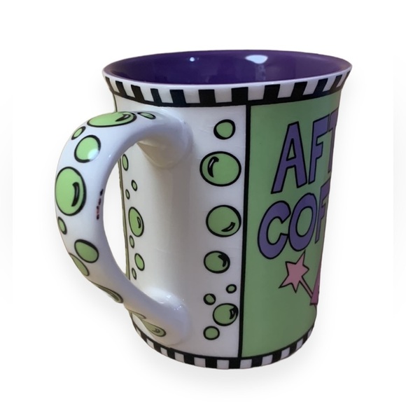 Wicked Before Coffee Good After Coffee Mug 14oz Lorrie Veasey Halloween Ceramic - Picture 4 of 7